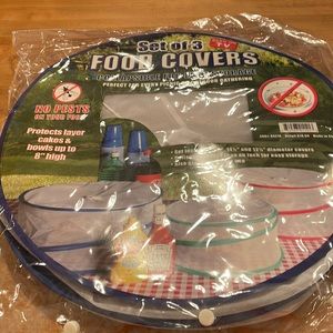 NWOT Set of 3 Food Covers